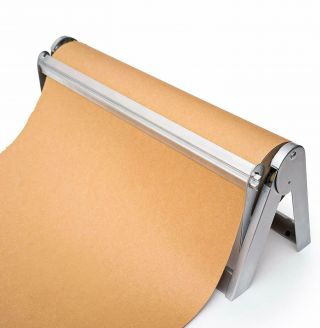 Wrapping Paper Roll Cutter Holder & Dispenser For Butcher Freezer Craft Paper