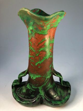 Weller Coppertone Bud Vase Rare Arts And Crafts Old Pottery