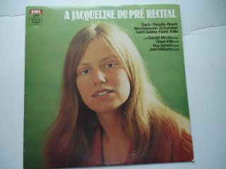 Jacqueline Du Pre Recital Gerald Moore Emi Angel S 37900 Usa Rare Nm