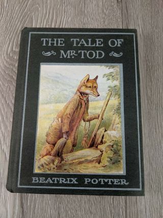 Rare Beatrix Potter " The Tale Of Mr Tod " (1912) 1st Edition Frederick Warne