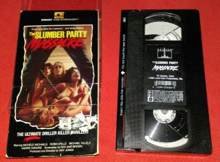 Slumber Party Massacre (vhs) Rare Horror,  Embassy 1982 Gore,  Sex,  Violence
