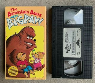 The Berenstain Bears Meet Big Paw (vhs Tape1989) Rare