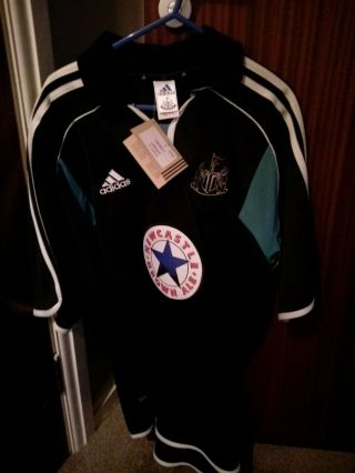 Rare Vintage Newcastle United Away Shirt With Old Sponsor Instead Of Size L