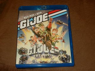 " G.  I.  Joe " Scream Factory Blu - Ray/dvd 2 - Disc Rare Oop Region A Animation