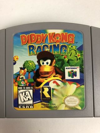 Diddy Kong Racing N64 Nintendo 64 Game Cleaned