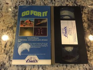 GO FOR IT RARE MEDIA BOTTOM FLAP VHS 1976 TONY ALVA Z - BOYS SKAEBOARDING SURFING 2
