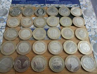 Scarce Commemorative Two Pound Coins – Rare British £2 Coin 1986 - 2015 2002