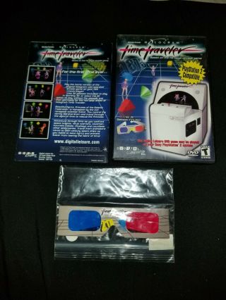 Hologram Time Traveler Dvd Playstation 2 Compatible W/3d Glasses Htf Rare Oop