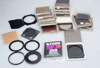 Cokin P Filter Set W/ Holders Adapter Rings Gradual Nd Color Some Rare Types