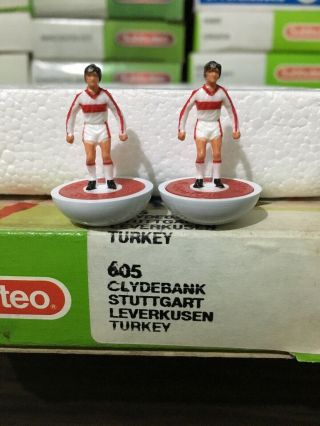 Subbuteo Lw Team - Stuttgart Turkey Clydebank Ref 605.  Kit Rare