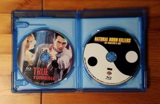 True Romance and Natural Born Killers Director ' s Cuts Blu - ray Rare OOP 3
