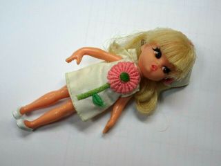 Rare 1968 Hasbro Palitoy Dolly Darlings 8542 Sunny Day Dressed Doll Adorable