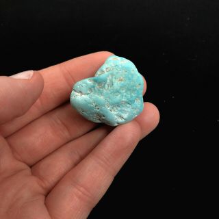60ct Rare Sleeping Beauty Turquoise Rough Nugget With Quartz - Sbruff02