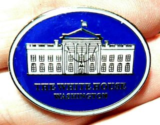 Rare Vintage The White House Washington Dc Pin Badge