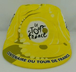 Rare Pace Centenaire Le Tour De France Cycling Hat