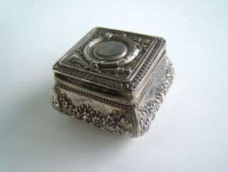 Very Rare Imper.  Russian 84 Silver Box Romanov Dynasty 19th Century