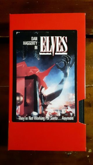 Elves Vhs Nemesis Video Cult Sleaze Sov Rare Oop Horror Gore Christmas Santa Elf