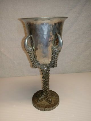 Rare Fellowship Foundry Pewter Goblet/chalice