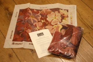EHRMAN POLYANTHUS tapestry NEEDLEPOINT KIT EARLY VINTAGE RARE Embroiderers Guild 3