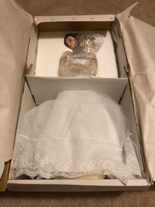 Extremely Rare Ashton Drake " Joyous Wedding Bells " Porcelain Bridal Doll