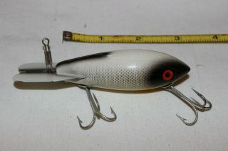 Vintage Bomber 658 Wood Fishing Lure 3 " In Smoke Color Vg