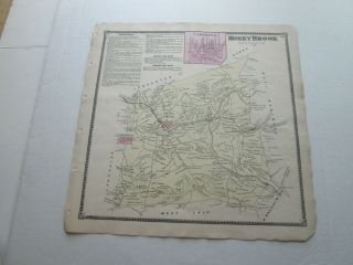 1873 Antique Map,  " Honeybrook " Chester County Atlas,  Pennsylvania,  Witmer