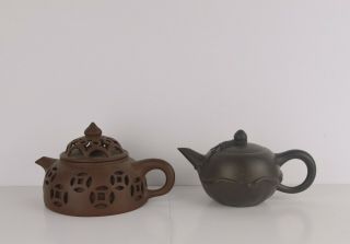 A Chinese Yixing Teapots With Makers Mark
