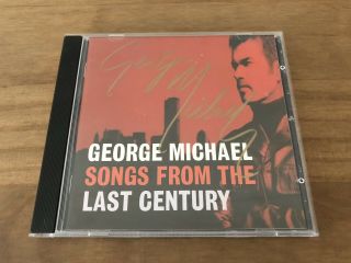 George Michael Hand Signed Cd Songs From The Last Century Rare Collectible