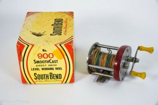 South Bend Smooth Cast Direct Driver 900 Antique Fishing Reel 2