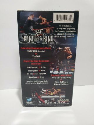 WWF King of the Ring VHS Video Tape 1999 RARE VS Federation Championship Match 2