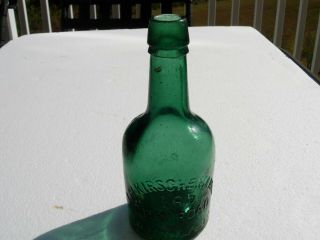 Antique Bottle J.  M.  Kirschenmann 485 Gern Road Philada Squat Soda Porter Green Pa