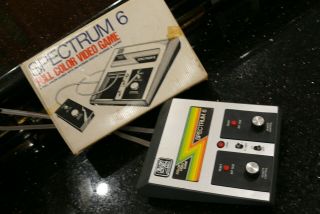 Spectrum 6 Color Tv Vintage Electronic Arcade Console Game System ✨super Rare✨