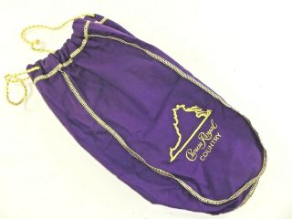Rare Crown Royal Country 1.  75 L Bag W/ Virginia State Outline Extra Large 13 "