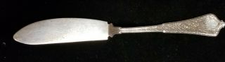 8 1/4 " Rare Tiffany Sterling Silver Master Butter Knife Persian Pattern 8 1/4 "