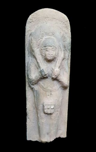 Rare Egyptian Statue Figurine Goddess Egypt God Ancient Hunting Scene Priest