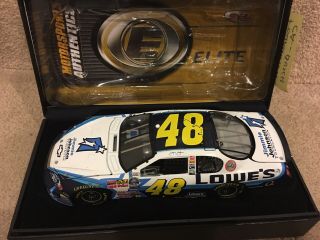 Rare Jimmie Johnson 2006 Foundation Lowes 1/24 Rcca Elite By Lionel 098/120
