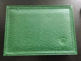 Authentic Rolex Rare Vintage Green Wooden Box Inner & Outer Box 2