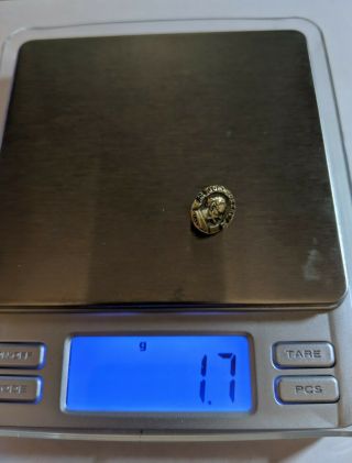 10k Gold 1837 John Deere Pin - Antique - Very Rare - 20 Year Anniversary