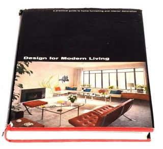 Rare 1962 Design For Modern Living Book Mid Century Modern Design Architecture