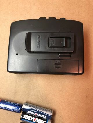 RARE Sony Walkman WM - EX10 Portable Cassette Player Belt Clip Supper 3