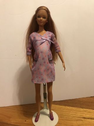 Barbie Happy Family Rare Pregnant Midge Doll With Removable Belly & Baby