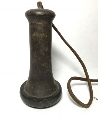 Antique Telephone Receiver Brown Bakelite W/ Cord