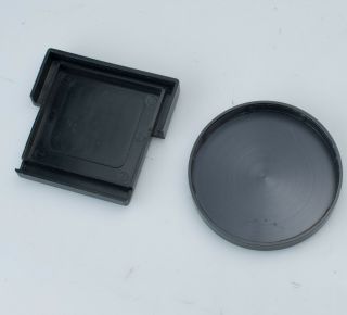 GRAFLEX 6x6 NORITA 66 Front Lens & Finder Caps EXC RARE 2