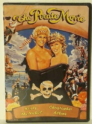 The Pirate Movie Dvd Rare Comedy Christopher Atkins / Kristy Mcnichol Oop