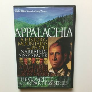 Appalachia:history Mountains People 4 Dvd Pbs Series Narrator Sissy Spacek Rare