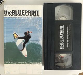 The Blueprint Surf Vhs Shane Dorian Classic Momentum Generation 90’s Surf Rare