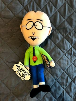 Rare 2002 South Park Talking Mr Mackey Plush Toy Doll By Fun 4 All W/tags