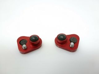 Smart Parts Shocker Nxt Eye Covers,  Detents & Mounting Screws Dust Red Rare