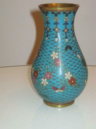 Stunning Antique 19th Century Chinese Cloisonne Vase