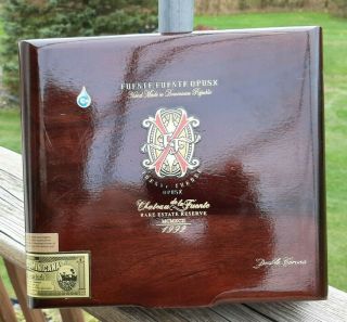 Fuente Fuente Opus X 1992 Rare Estate Reserve Empty Cigar Box Dominican Republ